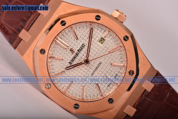 Perfect Replica Audemars Piguet Royal Oak Watch Rose Gold 15400or.oo.d088cr.01 (BP) - Click Image to Close